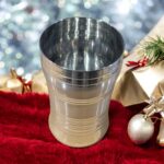 ONAM Glass Wonder Cup Plain Stainless Steel Set of 3, sleek and durable design, perfect for everyday use and serving beverages.
