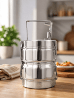 ONAM BOMBAY stainless steel tiffin lunch box for office school and daily use