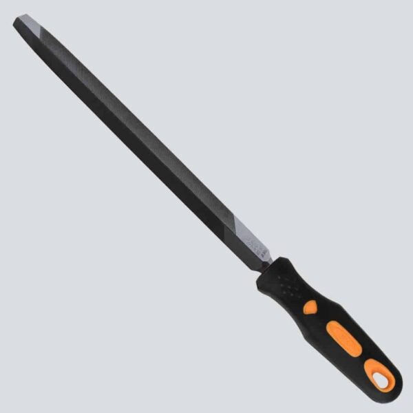 125mm Slim Taper saw Files with plastic handle set of Two