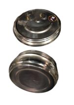 RJ Steel Puri Dabba/Dabbi set of 3 smile design or mickey mouse - Image 3