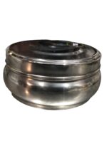 RJ Steel Puri Dabba/Dabbi set of 3 smile design or mickey mouse - Image 4