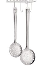 kvi Malbro Skimmer (poni) Stainleass Steel set of two Heavy Gauge Steel Basting/Serving Skimmer - Image 2