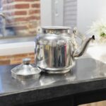 Little Master Dhara Kettle with 4-cup capacity, crafted from high-grade stainless steel for durability