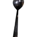 Cello Serving Spoon flower design Stainless Steel 4 Piece Heavy Gauge Non-Stick