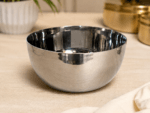 ONAM Large Apple Katora Stainless Steel Bowl Set of 2 – 8 & 9 Inch