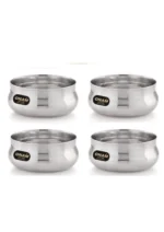 ONAM Belly Bowl Set of Three - High-Quality Stainless Steel Serving Bowls