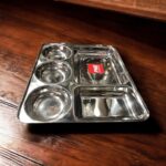 PNB 5-in-1 Bojan Thal Round Compartment Set of Two with plain deep compartments, made of heavy gauge, ideal for serving meals.