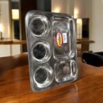 Badshah 5-in-1 Bhojan Thal Set of Two with five compartments, crafted from lightweight yet durable stainless steel for an elegant dining experience.