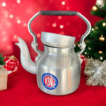 KSU Small Aluminium Cutting Chai Kettle – Compact, Durable, and Perfect for Everyday Tea Brewing