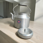 KSU Medium Aluminium Cutting Chai Kettle – Perfect Size for Tea Lovers, Durable and Lightweight