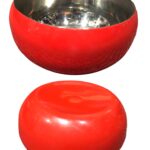 Set of three vibrant Richi Rich Colored Kitchen Matki Bowls