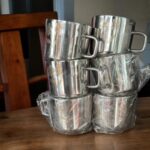 Kushi Signature Double Wall 6 Cup Set, 200 ml capacity, elegant and durable coffee or tea cups