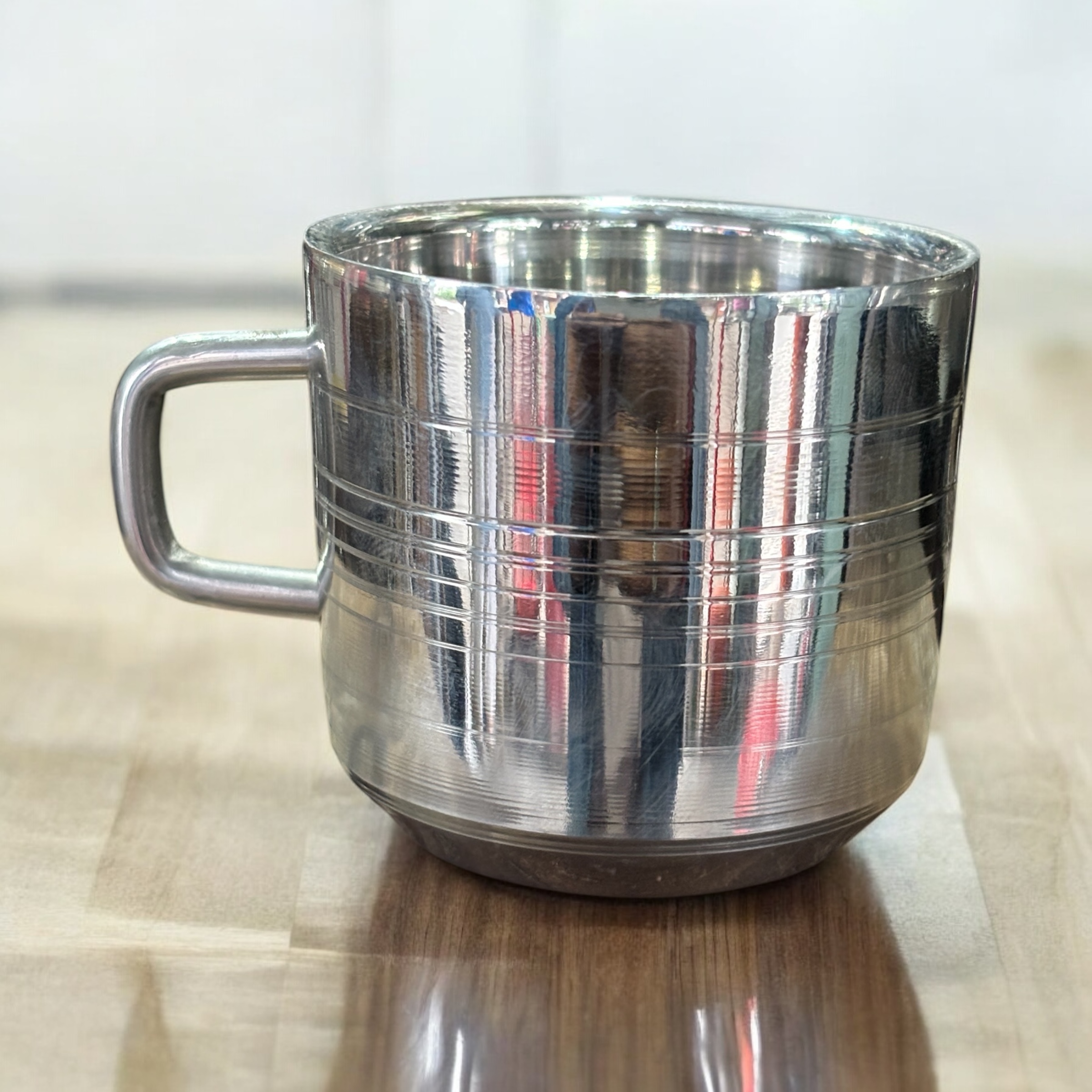 Trisha Gold 6-Piece Cup Set - 200 ml Capacity Trisha Gold 6-Piece Cup Set - 200 ml Capacity