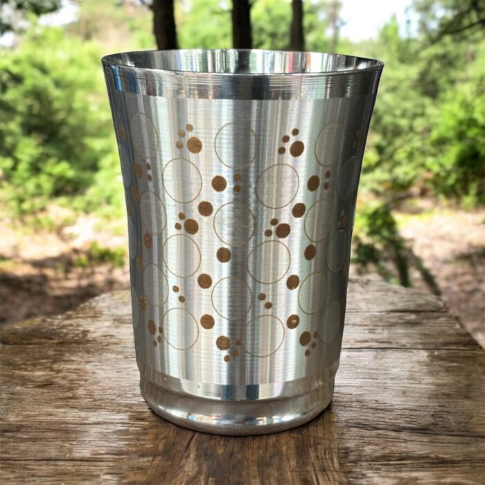 Gold Line HiFi Pari Glass Set of 3, each with a 400 ml capacity, featuring elegant gold line detailing for a touch of sophistication and style