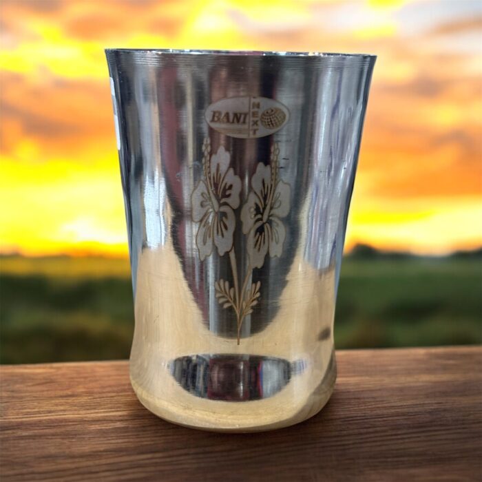 Bani NXT Icon Signature Glass Set of 3, 400 ml capacity each, featuring a sleek and modern design for a premium drinking experience.