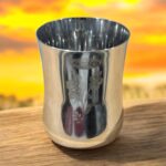 Bani NXT Damru Glass Signature Set of 3, 400 ml capacity each, uniquely designed with a stylish damru shape for a modern beverage experience.