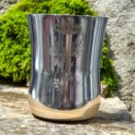 Bani NXT Damru Glass Signature Set of 3, 400 ml capacity each, uniquely designed with a stylish damru shape for a modern beverage experience.