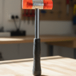 Soft Face Hammer with replaceable soft heads and wooden or fiberglass handle, ideal for non-marring strikes and delicate assembly work.