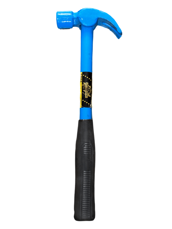 Set of two 500 gm Bahubali Tubular Steel Handle Curved Claw Hammers, designed for durability and precision, with ergonomic steel handles and curved claws for easy nail removal.