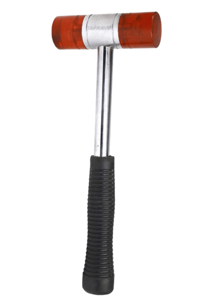 Soft face hammer mallet, available in 20 mm, 25 mm, 30 mm, 40 mm, and 50 mm sizes
