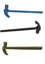 Set of two 500 gm Heavy-Dutya Claw Hammers with tubular steel handles, featuring curved claws for easy nail removal, designed for heavy-duty construction, carpentry, and repairs.
