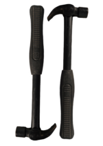 Heavy-duty curved claw hammer with a tubular steel handle, 500 gm weight