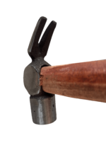Claw Hammer with a sturdy wooden handle, featuring a curved claw for easy nail removal, ideal for carpentry, construction, and repair tasks.