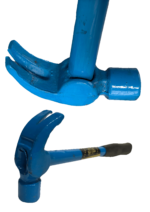 Set of two 500 gm Bahubali Tubular Steel Handle Curved Claw Hammers, designed for durability and precision, with ergonomic steel handles and curved claws for easy nail removal.