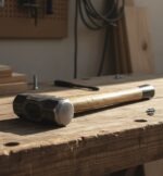 Heavy Duty Sledge Hammer with a forged steel head and sturdy wooden handle, designed for construction, masonry, industrial, and utility work.