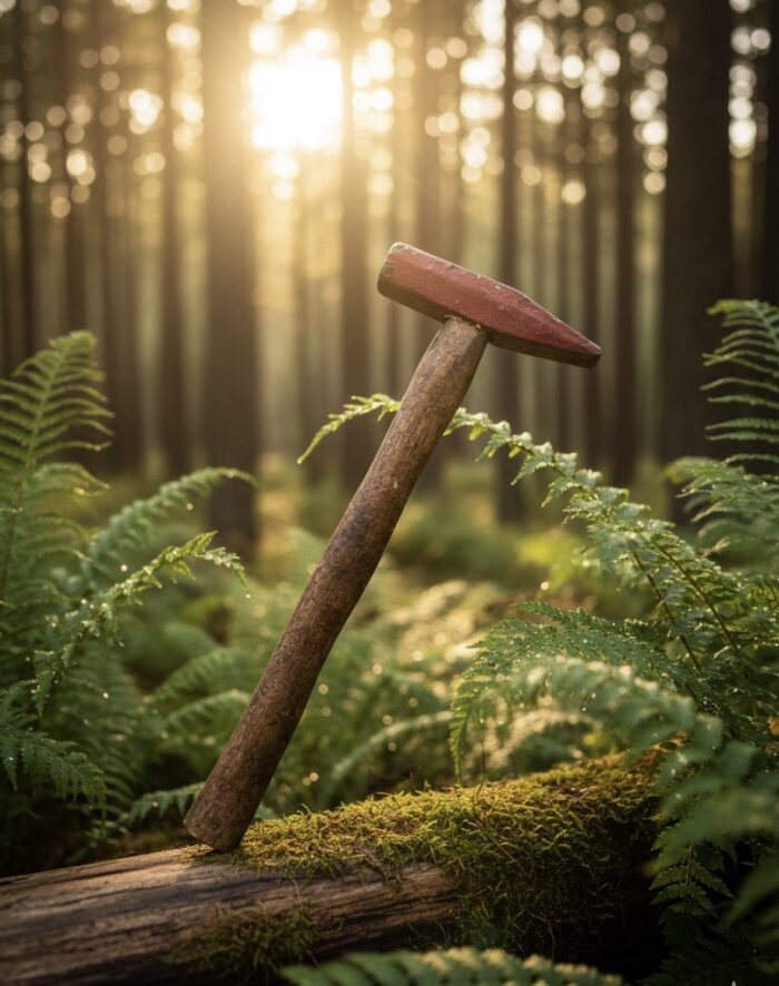 Machinist Ball Pein Hammer Set of Two with forged steel heads and ergonomic wooden or fiberglass handles — ideal for metalworking, fabrication, and workshop use.