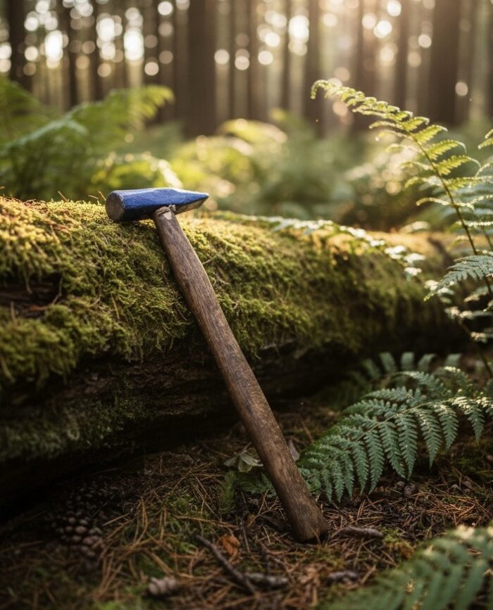 Machinist Ball Pein Hammer Set of Two with forged steel heads and ergonomic wooden or fiberglass handles — ideal for metalworking, fabrication, and workshop use.