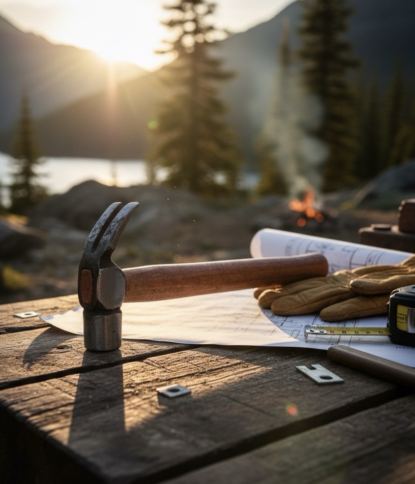 Hero Claw Hammer set of two with durable wooden handles – includes 3/4 lb and 1 lb hammers for carpentry, construction, and home repair use.