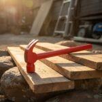 Heavy-Duty Metal Claw Hammer with tubular iron handle – durable curved claw hammer for carpentry, construction, and home repair use.