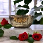 WellnessCarve 6-inch Bronze Bowl - Pure Bronze, Healthy & Durable Serving Bowl