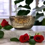 WellnessCarve 6-inch Bronze Bowl - Pure Bronze, Healthy & Durable Serving Bowl
