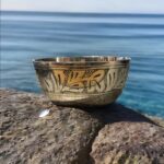 WellnessCarve 6-inch Bronze Bowl - Pure Bronze, Healthy & Durable Serving Bowl