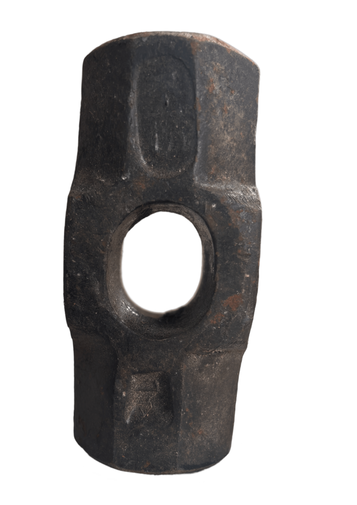 Desi Dhaakad Hammer, a durable, handmade agricultural tool without a handle, available in weights from 1 kg to 3 kg, designed for agricultural and rural use