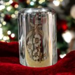 Mayur Gold Signature Glass Set of 3, 500 ml capacity, 8-inch stainless steel glasses for health-conscious families.