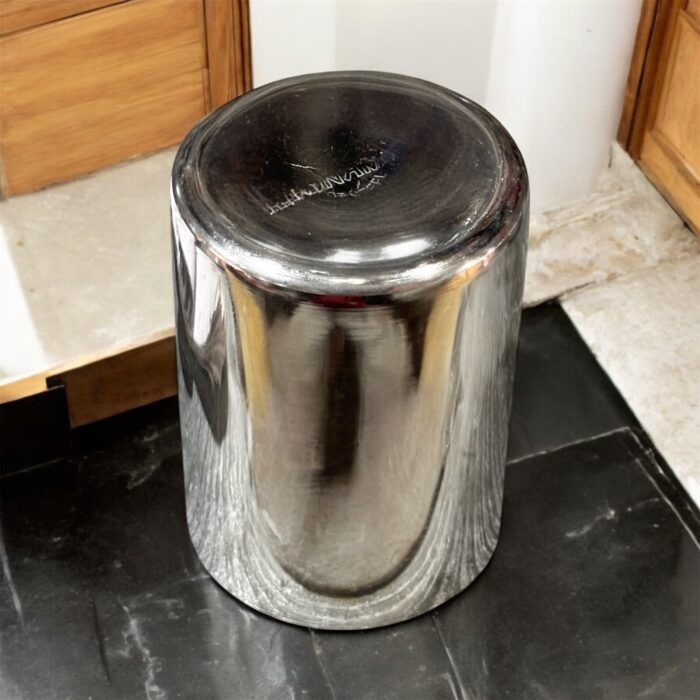 ONAM Glass BOROSIL or Amarpali Plain Stainless Steel Set of 3, 7.5-inch, 450 ml capacity, sleek design, eco-friendly and durable.