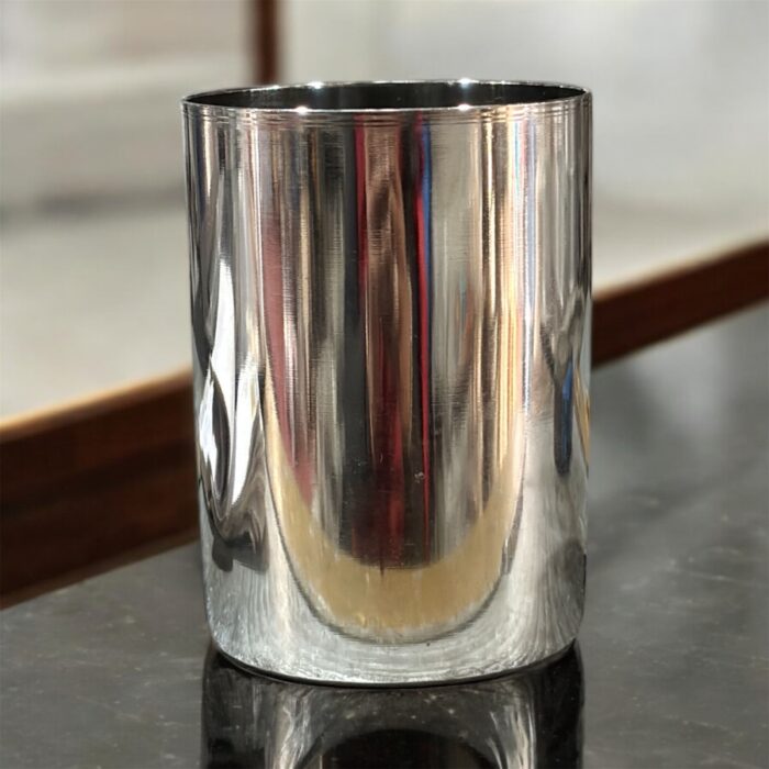 ONAM Glass BOROSIL or Amarpali Plain Stainless Steel Set of 3, 7.5-inch, 450 ml capacity, sleek design, eco-friendly and durable.