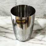 ONAM Glass Ajuba Plain Stainless Steel Set of 3 – 7-inch, 400 ml capacity, sleek and durable design, perfect for health-conscious families.