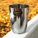 ONAM Glass Ajuba Plain Stainless Steel Set of 3 – 7-inch, 400 ml capacity, sleek and durable design, perfect for health-conscious families.