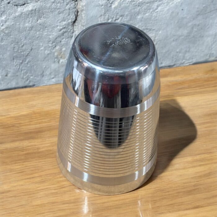 ONAM Glass Ajuba Silver Line Stainless Steel Set of 3, 7-inch, 400 ml capacity, eco-friendly and durable drinkware for health-conscious families.