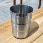 Rishabh Stainless Steel Glass Set of 6, 400 ml capacity, 7-inch height – Durable and eco-friendly drinking glasses for health-conscious families.