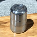 Rishabh Stainless Steel Glass Set of 6, 400 ml capacity, 7-inch height – Durable and eco-friendly drinking glasses for health-conscious families.