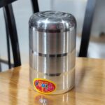 Vinod Stainless Steel Glass Set of 6 - 400 ml Capacity, 7-inch height, durable and eco-friendly drinkware for health-conscious families