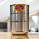 Vinod Stainless Steel Glass Set of 6 - 400 ml Capacity, 7-inch height, durable and eco-friendly drinkware for health-conscious families