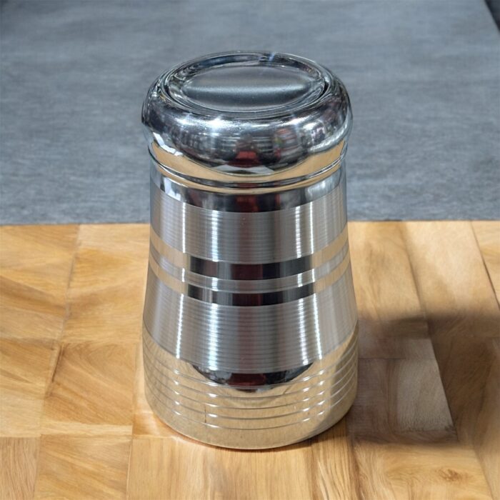 Set of 3 Saphire Glass Wonder Cups, 400 ml capacity, 7-inch stainless steel glasses for health-conscious families.