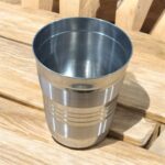 Luxmi Stainless Steel Glass Set of 6 with 400 ml Capacity and 7-Inch Height, Durable and Eco-Friendly