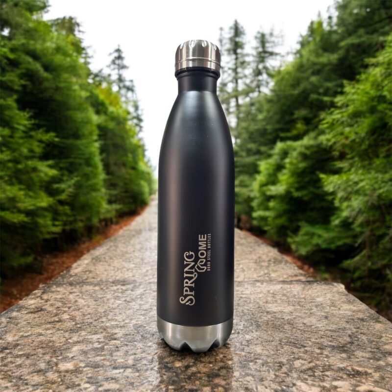 Aqua Spring Home Duro Steel Bottle – 750ml, insulated stainless steel bottle for hot and cold beverages, ideal for travel, hiking, and daily use.
